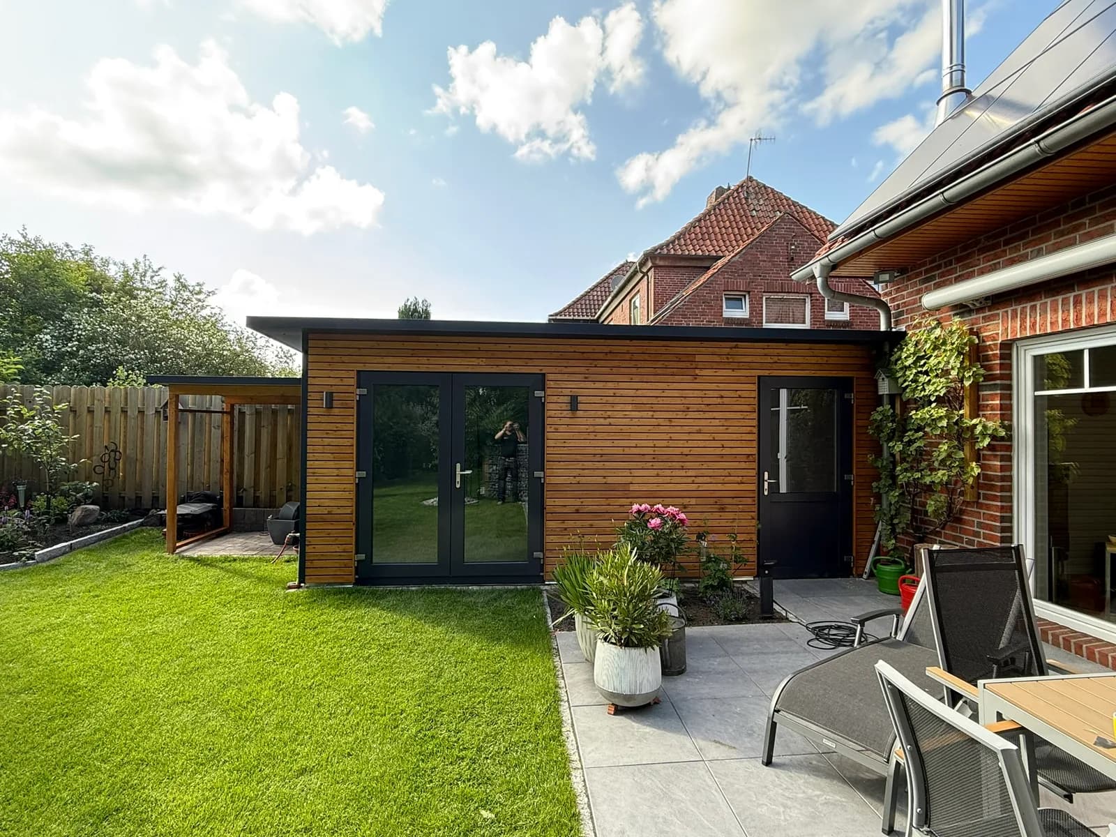 Gartenhaus mit Sommerküche